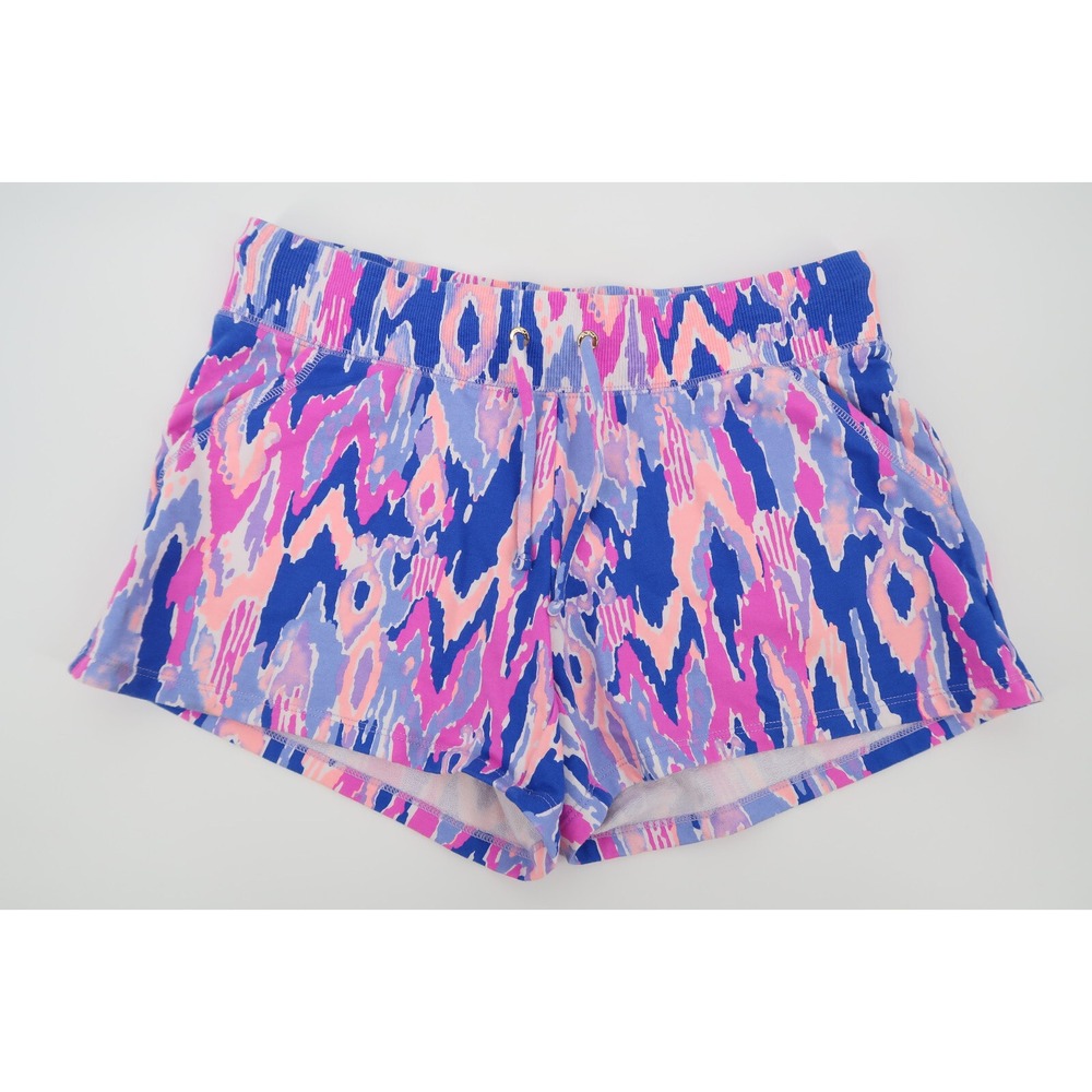 Lilly Pulitzer Yasmin Shorts In Amethyst One Too Many French Terry Size Small